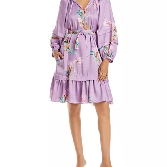 KOBI HALPERIN TRACE FLORAL PRINT DRESS - Picture 3 of 9